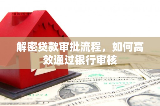 海丰解密贷款审批流程，如何高效通过银行审核