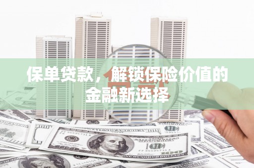 海丰保单贷款，解锁保险价值的金融新选择