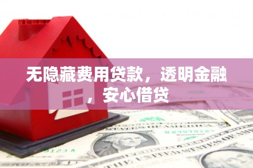 海丰无隐藏费用贷款，透明金融，安心借贷