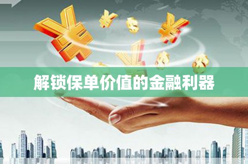 海丰解锁保单价值的金融利器
