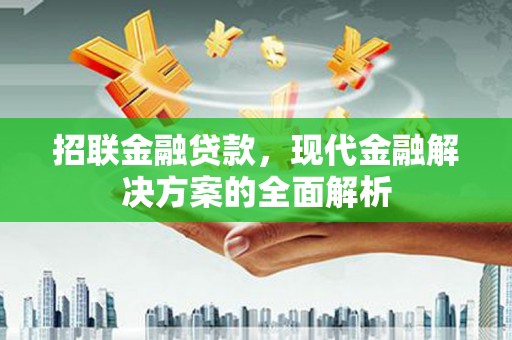 海丰招联金融贷款，现代金融解决方案的全面解析