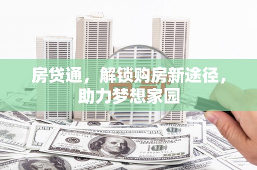 海丰房贷通，解锁购房新途径，助力梦想家园