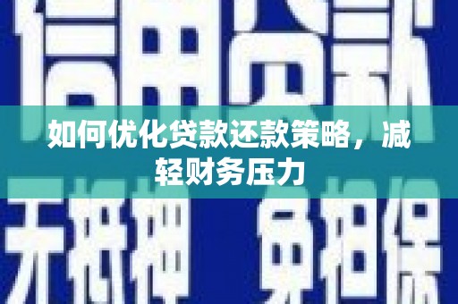 海丰如何优化贷款还款策略，减轻财务压力