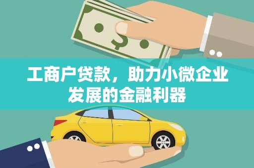 海丰工商户贷款，助力小微企业发展的金融利器