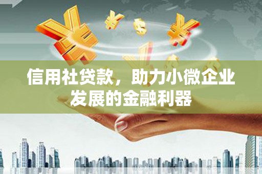 海丰信用社贷款，助力小微企业发展的金融利器