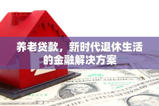 海丰养老贷款，新时代退休生活的金融解决方案